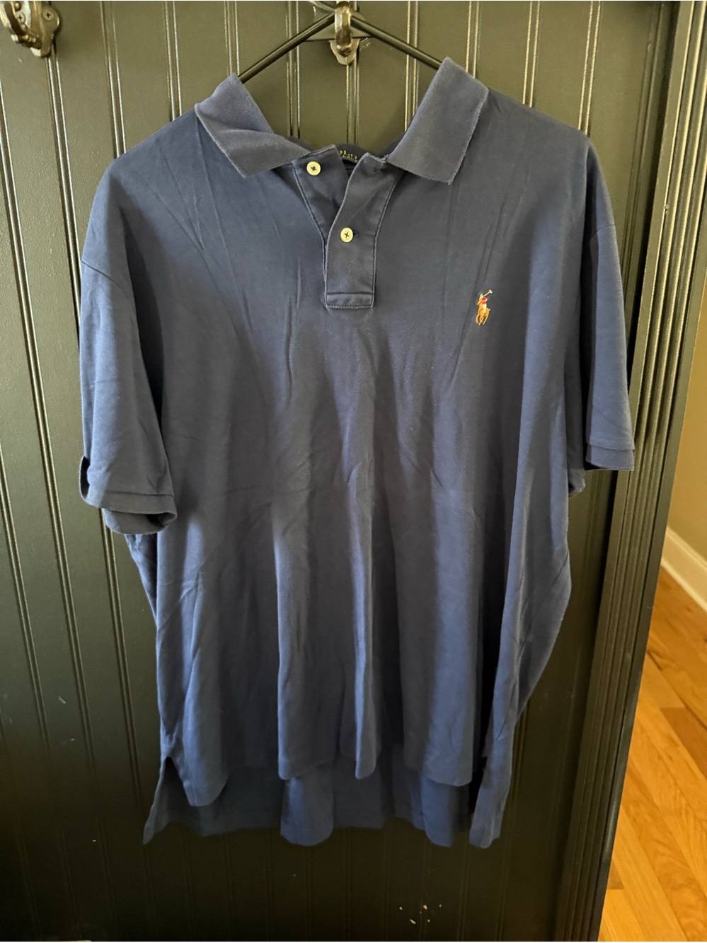Polo by Ralph Lauren Navy Short-Sleeve Polo with Embroidered Pony